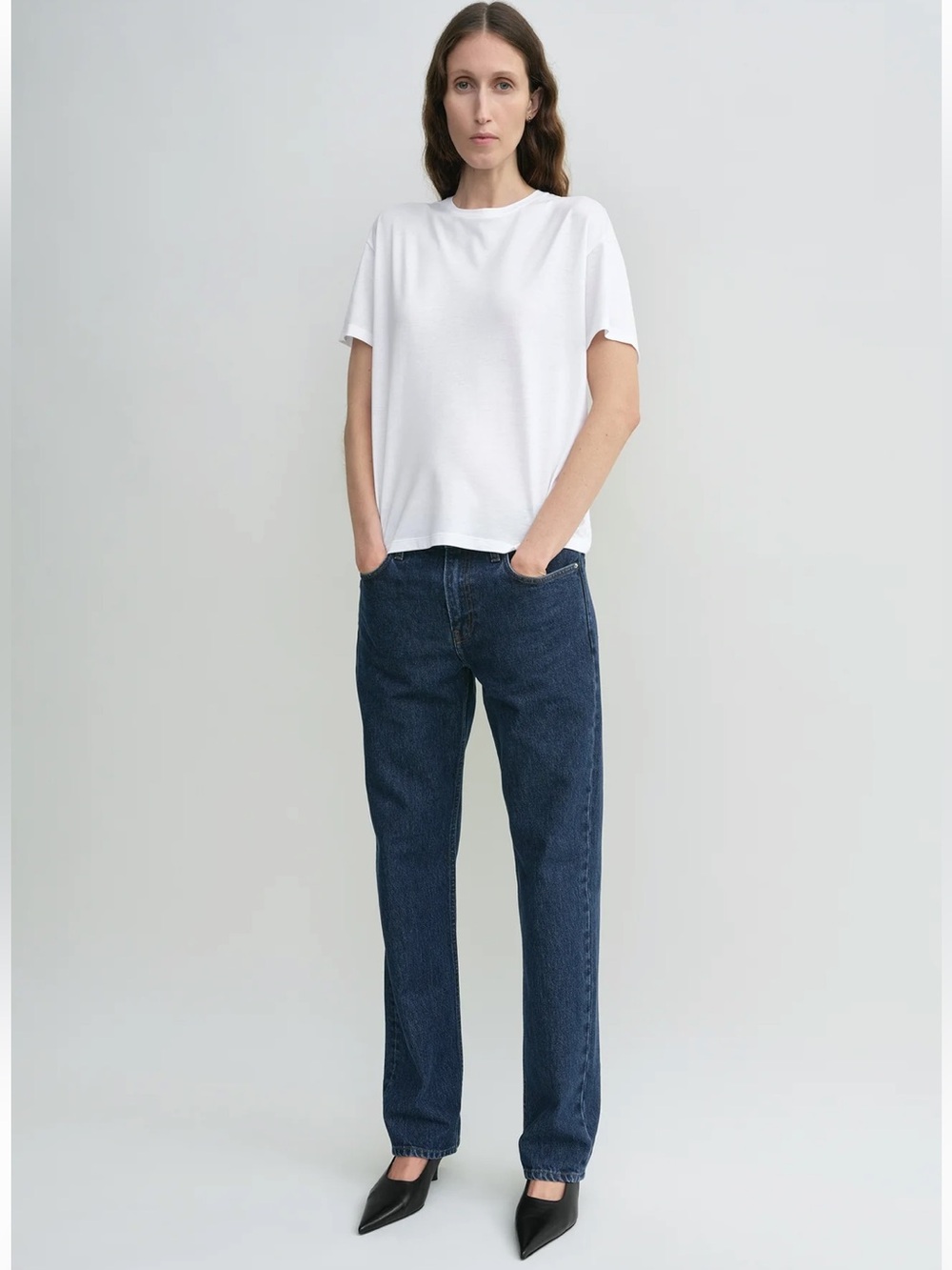 Toteme Low Straight Denim Jean 0